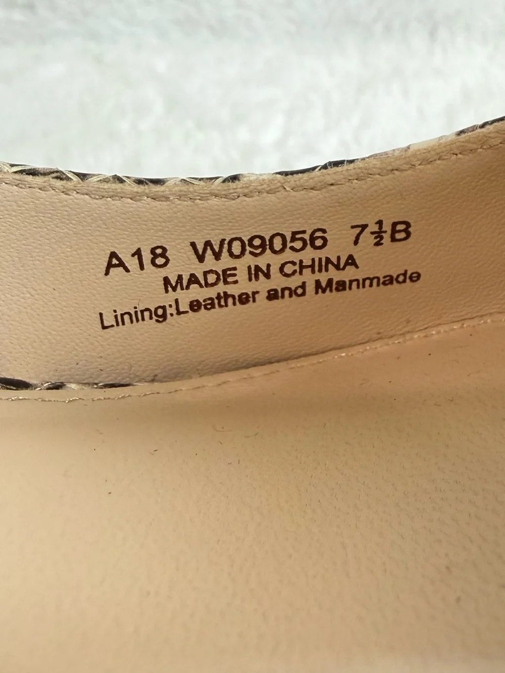 NWOT Cole Haan Tali Snakeskin Embossed Pump Sz 7.5